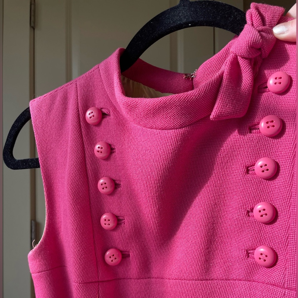 Vintage Pink 60s Column Dress